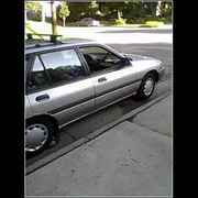 escort 92 standard 89 miles color gray 4 door