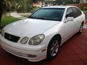 White Lexus gs 300 