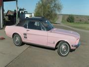 1967 Ford Mustang Ford Mustang Black Crinkle Vinyl,  standard interio