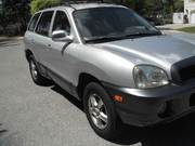 Silver Color 2001 Hyundai Santa Fe GLS AWD 4dr