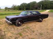 1967 Dodge Coronet RT 440 4 speed,  orig Black w Red accent stripes!