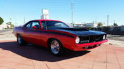 1973 Plymouth Barracuda Cuda,  AAR,  Mopar,  406 Stroker,  Nitrous,  Wilwoo