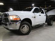 2010 Dodge Ram 3500 6.7L CUMMINS DIESEL 4X4 6SPDAT NAVIGATION FLAT BED