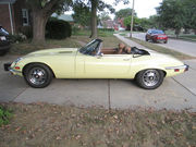 1974 Jaguar XKE Series 3 V-12 E type Primrose Yellow OTS AC AUTO