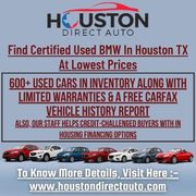 Find Certified Used BMW In Houston TX At Lowest Prices